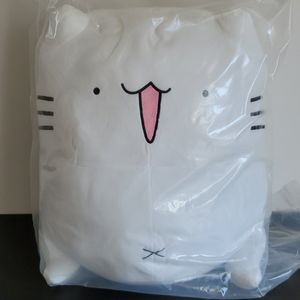 Large Caramel Cat Plush Cushion